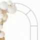 Cornice Arco Bianco Metallo 2x1 m