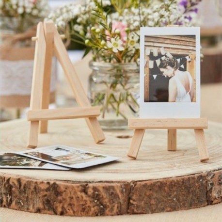 3 Mini Cavalletti Legno 13x8x2cm