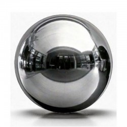 Pallone PVC decorativo Ø 60 cm argento