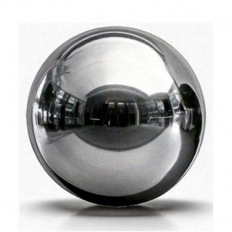 Pallone PVC decorativo Ø 60 cm argento