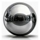 Pallone PVC decorativo Ø 80 cm argento