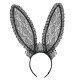 Cerchietto Sexy Bunny Pizzo nero