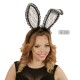 Cerchietto Sexy Bunny Pizzo nero