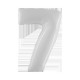 Pallone Numero 7 Bianco 100 cm