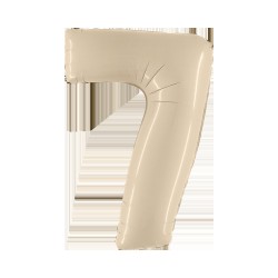 Pallone Numero 7 Beige 100 cm