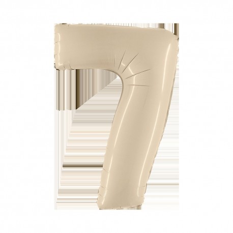 Pallone Numero 7 Beige 100 cm