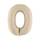 Pallone Numero 0 Beige 100 cm
