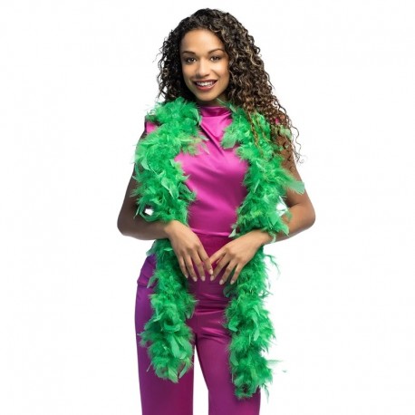 Boa 50 g Piume Verde 180 cm