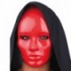Maschera Plastica Viso Rosso