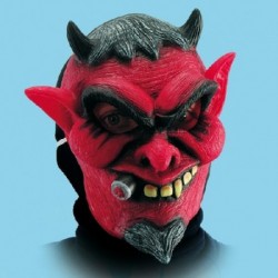 Maschera Lattice Diavolo Rosso