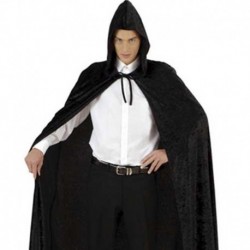 Costume Mantello Velluto Nero