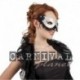 Maschera Tessuto Party Argento