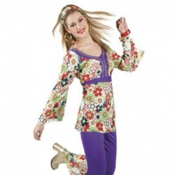 Costume Fiorato Hippie Anni 60