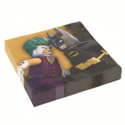 20 Tovaglioli Carta Lego Batman 33x33 cm