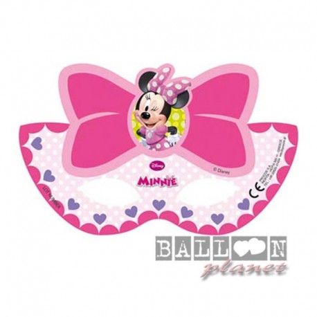 6 Maschere Minnie Mouse