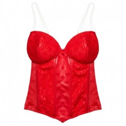 Corsetto Burlesque Rosso