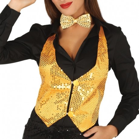 Gilet Paillettes Oro