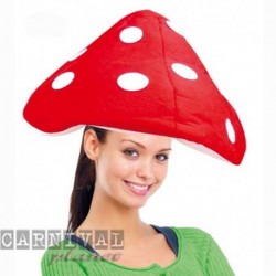 Cappello 3D Fungo Rosso 
