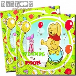 20 Tovaglioli Carta Winnie Pooh 33x33 cm