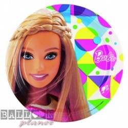 8 Piatti Tondi Carta Barbie 23 cm