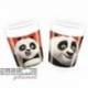 8 Bicchieri Plastica Kung Fu Panda 200 ml