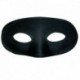 Maschera Plastica Domino Nera