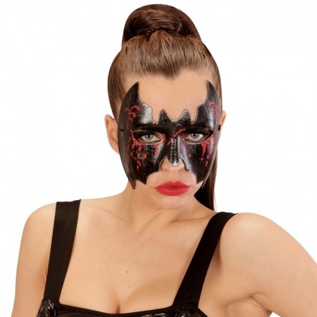 Maschera Similpelle Pipistrello Sangue