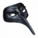 Maschera Plastica Veneziana Nera