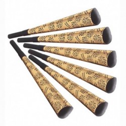 6 Trombette Sonore Oro 25 cm