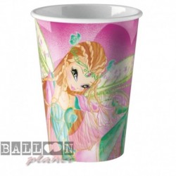 8 Bicchieri Plastica Winx 200 ml