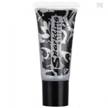 Crema Make-Up glitter Argento 25 ml