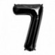 Pallone Numero 7 Nero 90 cm