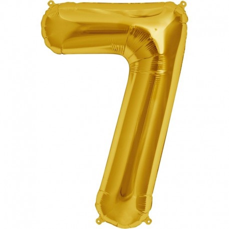 Pallone Numero 7 Oro 90 cm