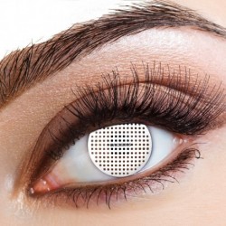 2 Lenti a Contatto White Mesh