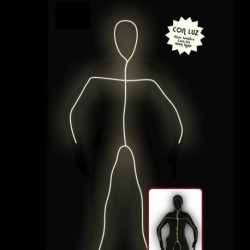 Costume Stickman Luminoso