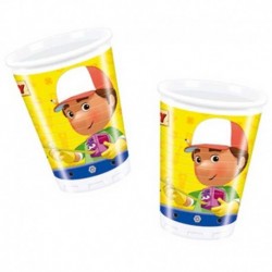 10 Bicchieri Plastica 200 cc