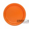 20 Piatti Tondi Carta Arancio 18 cm