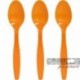 10 Cucchiai Plastica Arancio 16 cm