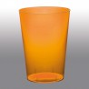 10 Bicchieri Plastica Arancio 230 ml
