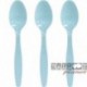 24 Cucchiai Plastica Azzurri 18 cm