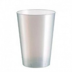 10 Bicchieri Plastica Bianchi 230 ml