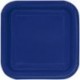 14 Piatti Quadrati Carta Blu Navy 23 cm