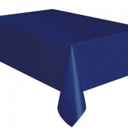 Tovaglia Plastica Blu Navy 137x274 cm