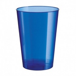 10 Bicchieri Plastica Blu Navy 230 ml