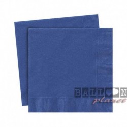 20 Tovaglioli Carta Blu Royal 25x25 cm