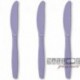 10 Coltelli Plastica Lavanda 16 cm