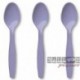 24 Cucchiai Plastica Lavanda 18 cm