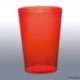 10 Bicchieri Plastica Rossi 230 ml